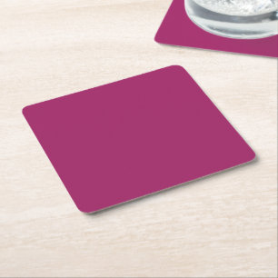 ein rosa Hintergrund mit weißem Rand Rechteckiger Pappuntersetzer