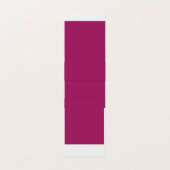 ein rosa Hintergrund mit weißem Rand Visitenkarten (Innenseite Aufgefaltet)