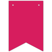 ein rosa Hintergrund mit weißem Rand Wimpelkette (Zweite Fahne)