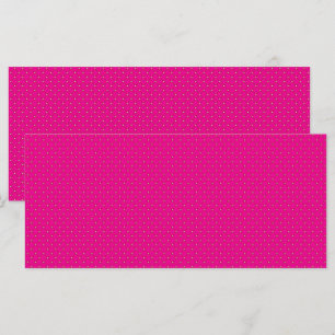ein rosa Hintergrund mit weißen Tupfen Menükarte