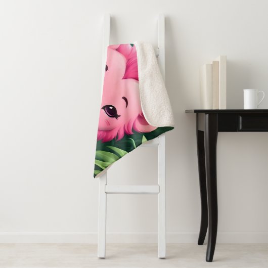 Ein rosa Löwengürtel im Dschungel Sherpadecke (Beispiel)