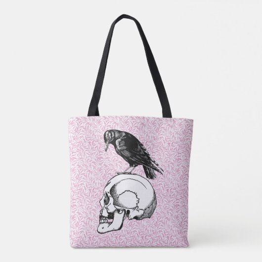 Ein rosa oder schwarz rosa oder rosa und schäumige tasche (Rückseite)