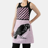 Ein rosa oder schwarz rosa rotes oder rotes Hallow Schürze (InSitu)