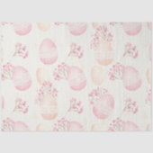 Ein rosa Ostern-Serien-Design #10 Seidenpapier (Vorderseite)