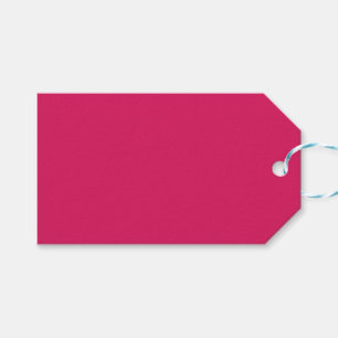 Ein rosa Quadrat mit einer knusprigen, weißen Kant Geschenkanhänger