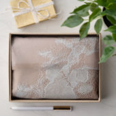 Ein rosa Spitzen-Serien-Design #1 Seidenpapier (Geschenk)