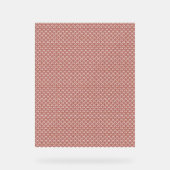 ein rosa und weißer Hintergrund mit einem Muster Acrylschild (Vorderseite)