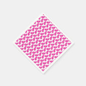 ein rosa und weißer Hintergrund mit einem Muster Serviette (Ecke)