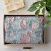 Ein rosa Weihnachten Seidenpapier (Geschenk)