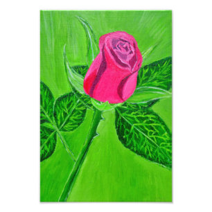 Ein Rose Fotodruck