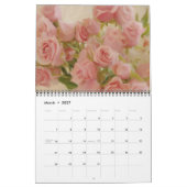 Ein Rose gefüllter Kalender (Mär 2027)