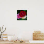 Ein Rose-Trio Poster (Küche)
