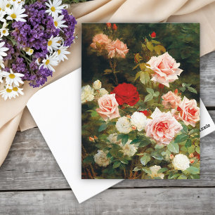 Ein Rosengarten (1902) Postkarte
