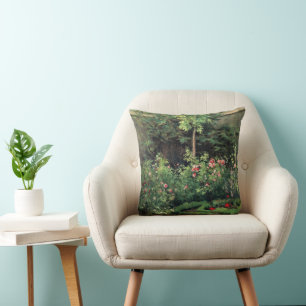 Ein Rosengarten von Camille Pissarro, Kissen
