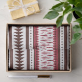 ein rot-weiß gestreiftes Muster Seidenpapier (Geschenk)
