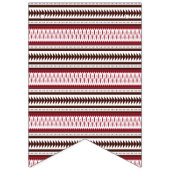 ein rot-weiß gestreiftes Muster Wimpelkette (Erste Fahne)