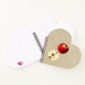 Ein roter Apfel und anderthalb Notizblock (Innenseite)