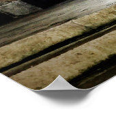 Ein Roter Fleck in einem spanischen Bogen Poster (Ecke)