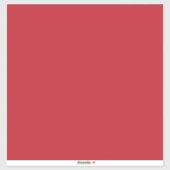 ein roter Hintergrund mit Aufkleber (Blatt)