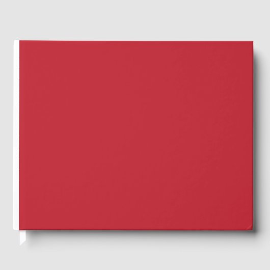 ein roter Hintergrund mit Gästebuch (Vorderseite)