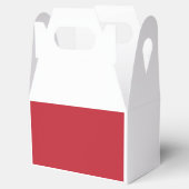 ein roter Hintergrund mit Geschenkschachtel (Geöffnet)