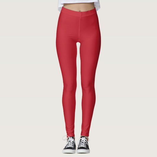 ein roter Hintergrund mit Leggings (Vorderseite)