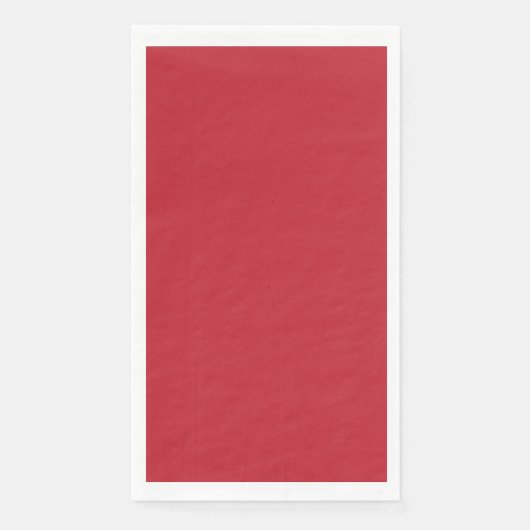 ein roter Hintergrund mit Serviette (Vorderseite)
