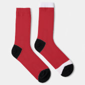 ein roter Hintergrund mit Socken (Rechts)