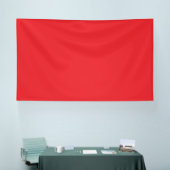 ein roter Hintergrund mit weißem Rand Banner (Messe)