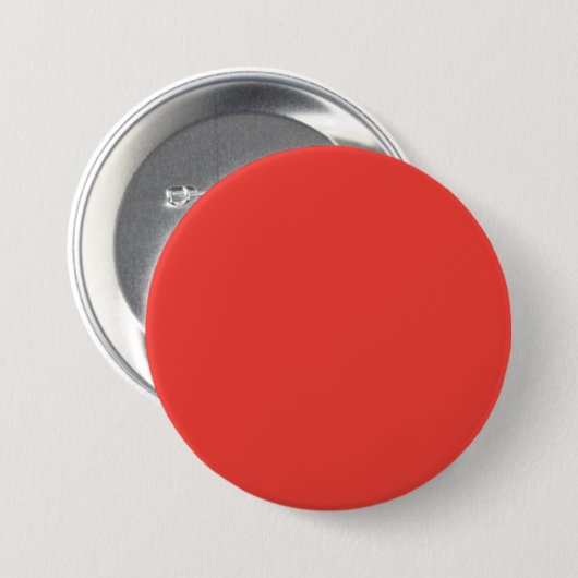 ein roter Hintergrund mit weißem Rand Button (Vorne & Hinten)