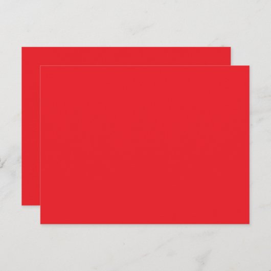 ein roter Hintergrund mit weißem Rand Postkarte (Vorne/Hinten)