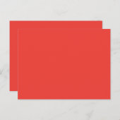 ein roter Hintergrund mit weißem Rand Postkarte (Vorne/Hinten)