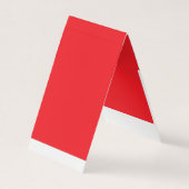 ein roter Hintergrund mit weißem Rand Visitenkarten (Vorderseite)