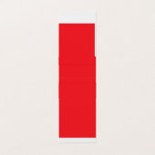 ein roter Hintergrund mit weißem Rand Visitenkarten (Außenseite Aufgefaltet)