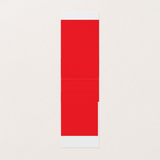 ein roter Hintergrund mit weißem Rand Visitenkarten (Innenseite Aufgefaltet)