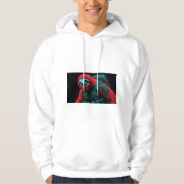 ein roter Kopfhahn in seiner Kommandouniform Hoodie