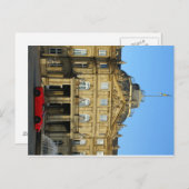 Ein roter Luxus Sportwagen aus Maranello Postkarte (Vorne/Hinten)