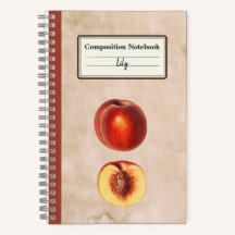 Ein roter Pfirsich und eine halbe Personalisierte