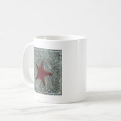 Ein roter Starfish | Galapagos, Equador Kaffeetasse (Vorderseite Links)