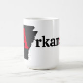 Ein roter Text Kaffeetasse (Mittel)