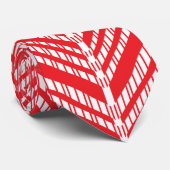 ein roter und weißer Hintergrund mit einem Diamant Krawatte (Gerollt)