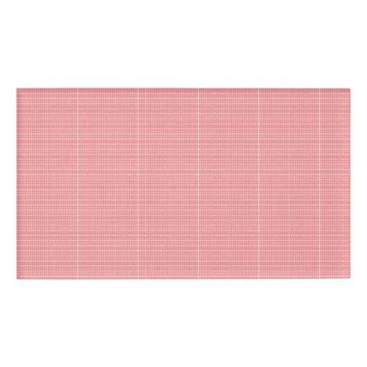 ein roter und weißer Hintergrund mit einem Muster Namenschild (Vorderseite)