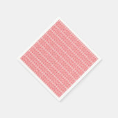 ein roter und weißer Hintergrund mit einem Muster Serviette (Ecke)