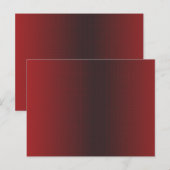 ein roter und weißer Hintergrund mit kleinen weiße Postkarte (Vorne/Hinten)