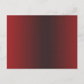 ein roter und weißer Hintergrund mit kleinen weiße Postkarte (Vorderseite)