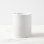 ein rotes Blätter auf schwarzem Hintergrund Kaffeetasse (Mittel)
