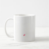 ein rotes Blätter auf schwarzem Hintergrund Kaffeetasse (Links)