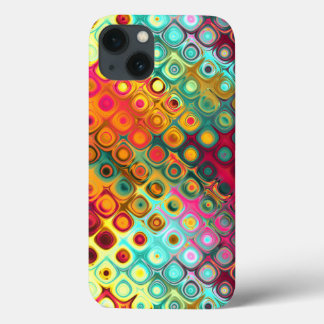 Ein rotes, flüssiges Regenbogenmuster Abstrakt Case-Mate iPhone Hülle
