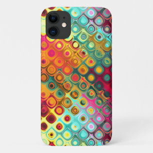 Ein rotes, flüssiges Regenbogenmuster Abstrakt Case-Mate iPhone Hülle