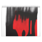 Ein rotes grafisches Design mit fett geometrischer Kalender (Titelbild)